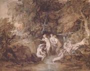 Thomas Gainsborough Diana and Actaeon (mk25) oil